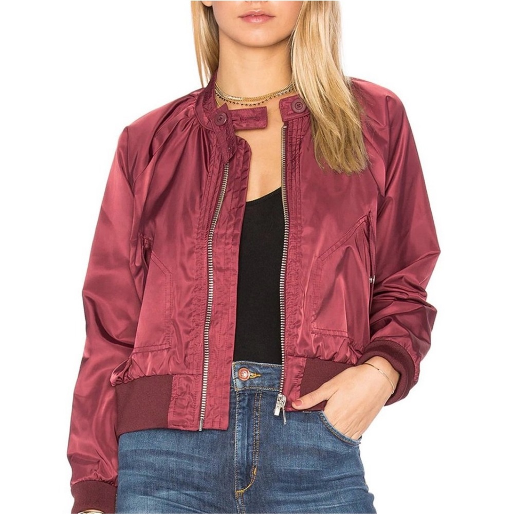 Free People Midnight Bomber Jacket XS